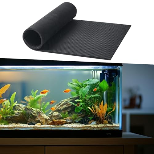 Aquarium Leveling Mat Non Slip Cushion EVA Vibrations Absorbing Tank Pad Desktop Protector Base Accessories Suitable for Fish Tank Setup Turtle, 120cmx50cm
