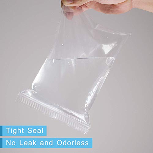 -500 Count - 3" x 4" Small Plastic Bags - 2 Mil Clear Zip Bags with Resealable Lock Seal Zipper for Coins, Jewelry, Snacks, Party Favors - size: 3" x 4"