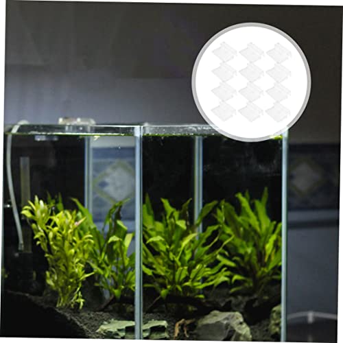 Kisangel 16pcs Acrylic Aquarium Lid Support Clips Fish Tank Cover Brackets for Easy Access and Cleaning Design for Rimless Aquariums