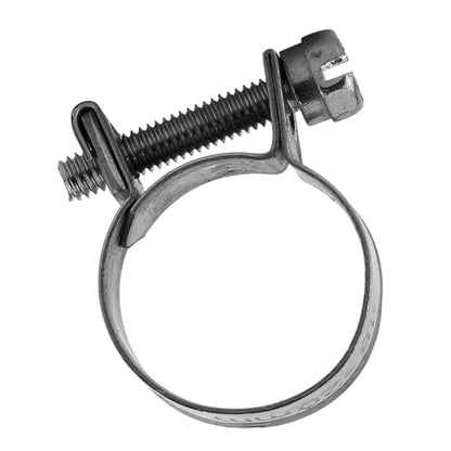 10pcs Stainless Steel Hose Clamps – Adjustable 6-20mm Fuel Line Pipe Clips for Air, Water, Silicone & Fuel Hoses (18-20Mm)