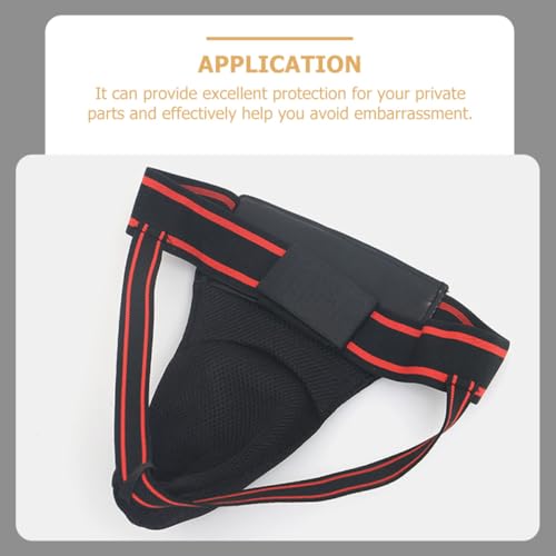 Toddmomy Professional Breathable Groin Protector Wear-Resistant Training Crotch Guard Portable Crotch Protector for Taekwondo Boxing MMA