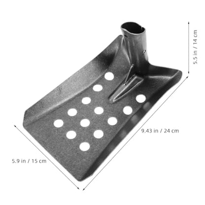 Toddmomy Sewer Shovel Mud Sifting Shovel with 1.5Cm Holes Multi-Use Drain Scoop Tool for Catch Basin Ditch Garden Cleaning 9.44X5.90X5.51 Inch