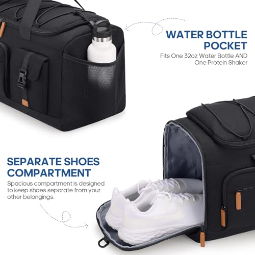 Gym Bag for Men and Women with Shoe & Laptop Compartment Sport Duffle Bag