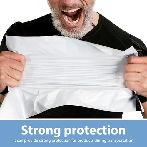Metronic Poly Mailers 14.5x19 70000 Pack Large Shipping Bags for Clothing Mailing Bags with Strong Self-sealing Adhesive Waterproof and Tear-Proof Poly Bag Bulk in White - color: White, size: 14.5x19 70,000PC