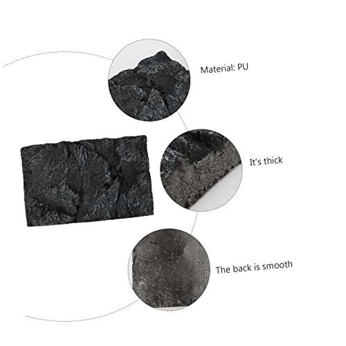 Didiseaon Fashion Aquarium Background Board 3D Aquarium Rocks for Fish Tank Decor Betta Fish Tank Background Plate