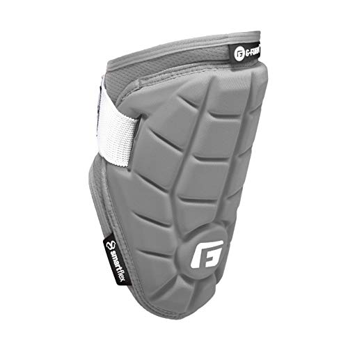 G-Form Elite Speed Batter's Baseball Elbow Guard - Elbow Pad with Adjustable Straps - color: Gray, size: Adult S/M