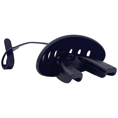 ADAMS USA 3-In-1 Lip Protector Varisty Mouth Guard with Strap - color: Navy Blue