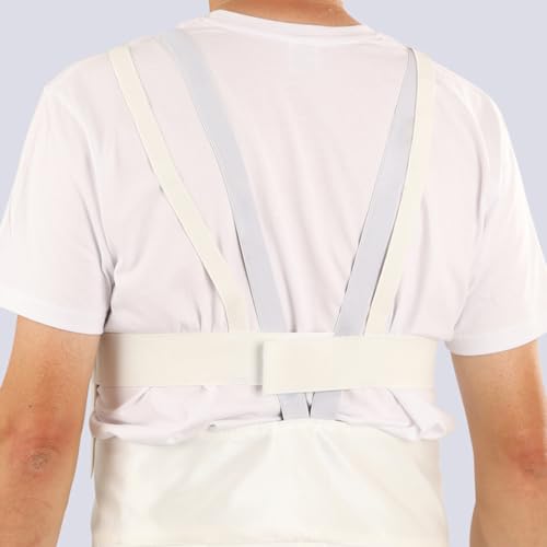 Fencing Chest Protector - Integral Fencing Chest Guard for Men - Adjustable Plastic Breast Protector - Fencing Gear for Foil Epee Sabre - size: Small