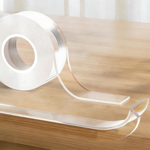 Clear Edge Protector Strip Sharp Edge Wrap Cover Tape,1.18 in x 13.12 FT,Self Adhesive Protective Bumper Guards for Cabinet Door Desk Glass Table Bed Furniture,Kitchen Countertop,Waterproof - size: 1.18in x 13.12FT