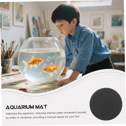 Aquarium Bottom Mat Cushion Nonslip Pad for Under Tank Stability Easy Maintenance for Micro Landscapes Fish Tank Protection for Reptile Terrariums and Home Use - size: 15.00X15.00X1.00CM