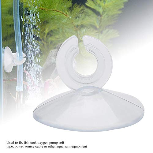 TOPINCN 50pcs Aquarium Sucker Clips Fish Tank Rubber Suction Cup Clips Airline Tube Holders Clamps Tubing Airline Pipe Tube Heater Pump Sheet Holder