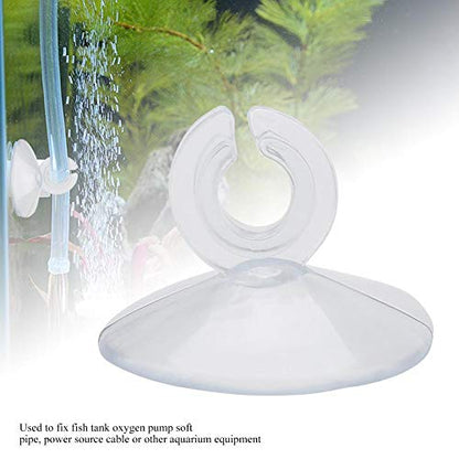 TOPINCN 50pcs Aquarium Sucker Clips Fish Tank Rubber Suction Cup Clips Airline Tube Holders Clamps Tubing Airline Pipe Tube Heater Pump Sheet Holder