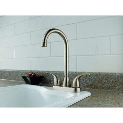 Peerless P288LF Choice Two Handle Bar Prep Faucet, Chrome - color: Chrome