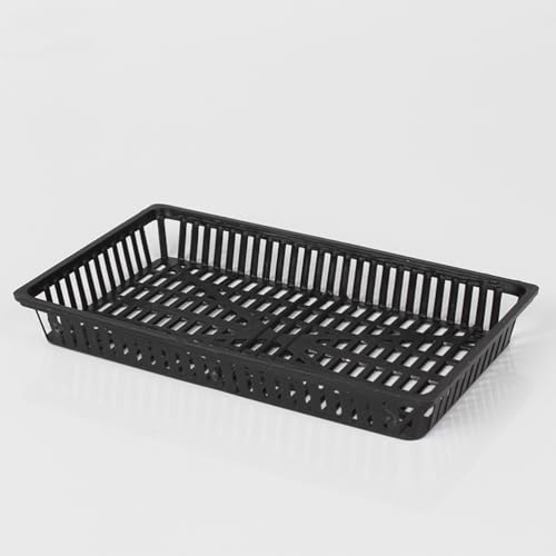 Yardwe 10-Pack Aquarium Planting Baskets Plastic Aquatic Plant Pots with Drainage Holes for Fish Tank Water Grass and Pond Plant Growth