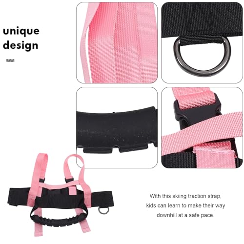 POPETPOP Wear Resistant Skiing Harness for Falling Traction Strap for Ski Training Material for Learning Balance and Speed Control
