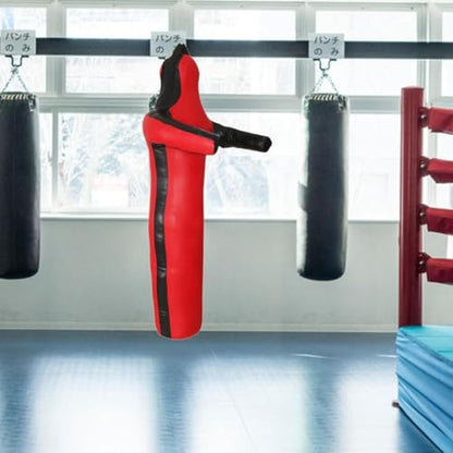 Wrestling Dummy for Judo and Kickboxing Practice, Red 130cm