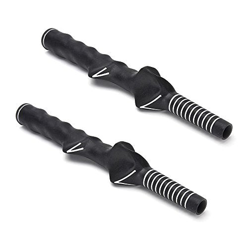Right-Handed Golf Swing Training Grip Trainer, Black - color: 2 Pack