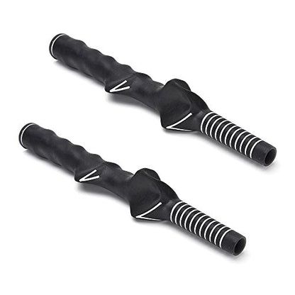 Right-Handed Golf Swing Training Grip Trainer, Black - color: 2 Pack