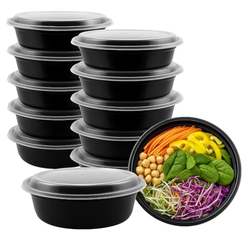 Ruthy's Outlet Meal Prep Containers with Lids, Food container bowl - BPA-Free, Stackable, Freezer & Dishwasher Safe, Reusable Food Storage for Lunch, Portion Control & Meal Prep (15 Pack, 32 oz) - color: 32 oz - 15 Pack
