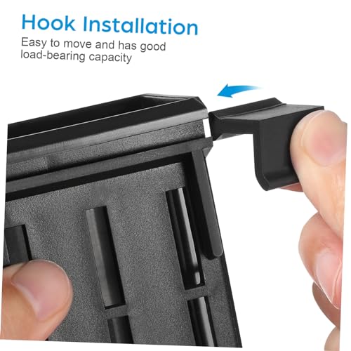 Alipis 4Pcs Aquarium Plant Holder Holes Hanging Plant Pot for Sturdy Plastic Suitable for Aquariums and Aquatic Decor