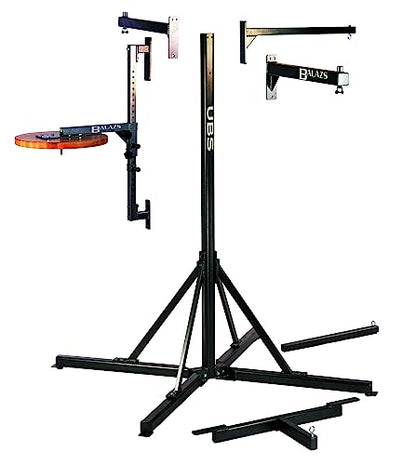 Balazs 2-Station Universal Boxing Stand | Heavy Bag & Speed Bag Stand | Made in USA | 300 lb Capacity | Freestanding | No Wall Mount Needed | Home & Commercial Gym
