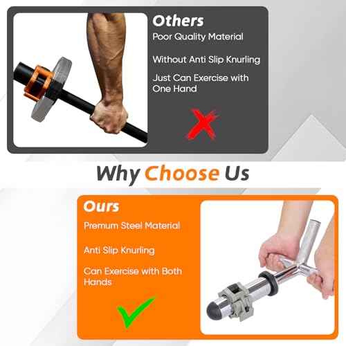 tonchean Strong Arm Forearm and Wrist Strengthener | Anti-Slip, Adjustable, Portable, for Home, Office & Gym Training