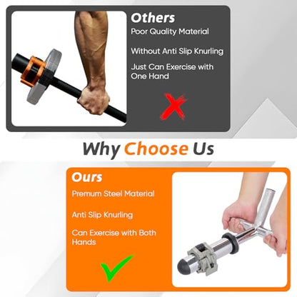 tonchean Strong Arm Forearm and Wrist Strengthener | Anti-Slip, Adjustable, Portable, for Home, Office & Gym Training