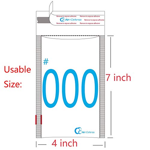 50/500/1000/1500/2000/2500/3000/4000/5000/10000 pcs #000 4x8 Kraft Bubble Padded Envelopes Mailers Shipping Bags AirnDefense (4000)