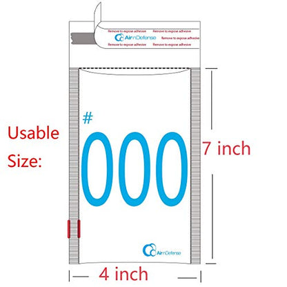 50/500/1000/1500/2000/2500/3000/4000/5000/10000 pcs #000 4x8 Kraft Bubble Padded Envelopes Mailers Shipping Bags AirnDefense (4000)