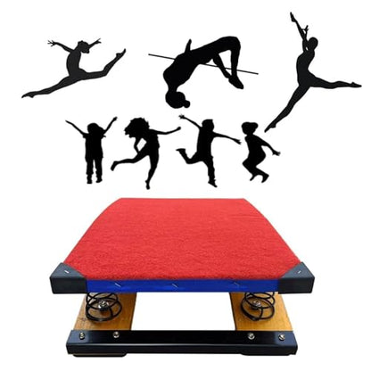 Gymnastics Springboard, with Crash Protection Mats, Heavy Duty Vault Training Equipment for School and Home Use - size: 40*60cm
