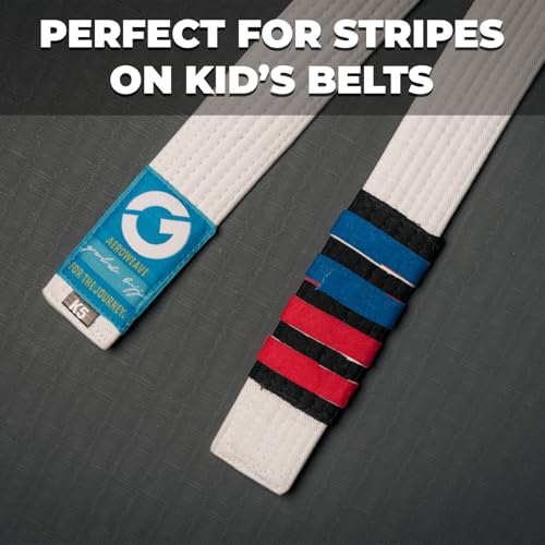 Gold BJJ Jiu Jitsu Tape - Strong Athletic Finger Tape, 1/2" x 30' - Protect Fingers and Toes in MMA, Judo, Wrestling, Martial Arts, Rock Climbing - color: Blue