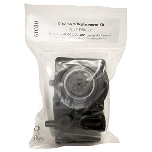 AL-60 Diaphragm Replacement Kit for Linear Air Pump with Chase and Chamber Units - Maintain Optimal Oxygen Levels for Outdoor Koi Pond or Large Fish Tank with Aerobic System Accessory