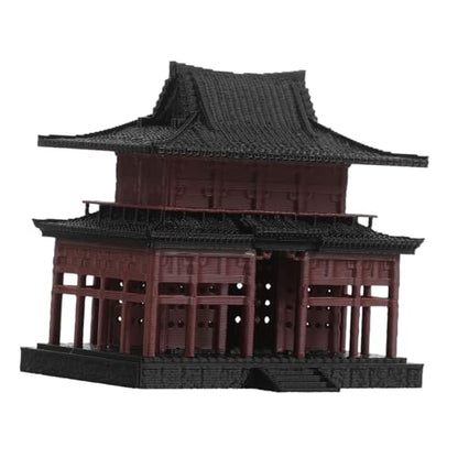 Alipis Pavilion Aquarium Decor Handmade Micro Landscape House Figurine for Fish Tank Simulation Decoration Outdoor Garden Decor