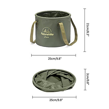 Naturehike Multifunctional Collapsible Water Basin, Folding Tub, Portable Bin, Lightweight Foldable Bucket with Handles for Camping, Dish Washing, Laundry, Fishing, Hiking