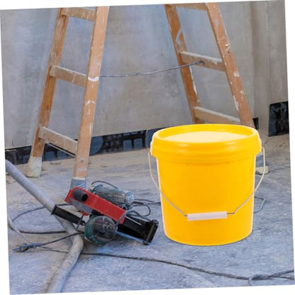 FOMIYES Plastic Storage Bucket with Handle and Lid Versatile Sealed Pail for Food Water and Household Items and Stackable Design for Efficient Storage and Everyday Use
