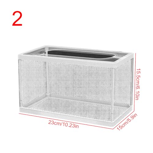 Suspended Aquariums Breeding Box Clear Isolation Net for Fishtanks with Easy Installation Nursery Divider