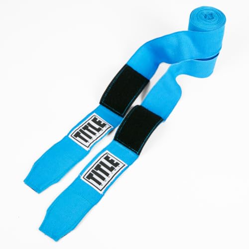 Title Boxing Semi-Elastic Mexican Hand Wrap, Turquoise, 180"