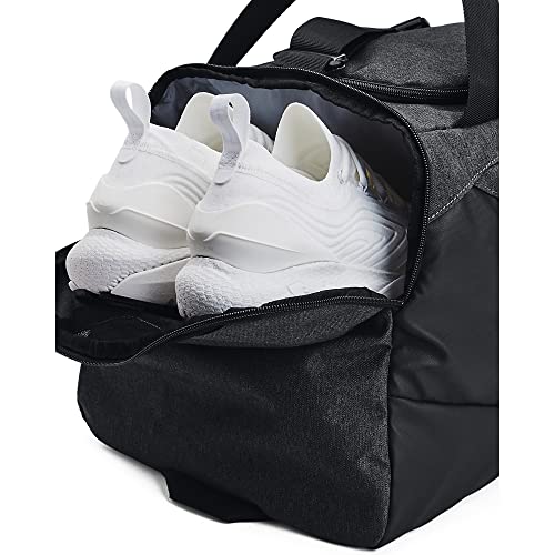 Under Armour Undeniable 5.0 Duffle - color: Black Medium Heather (002)/Metallic Gold, size: Medium (58L)