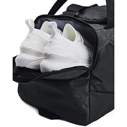 Under Armour Undeniable 5.0 Duffle - color: Black Medium Heather (002)/Metallic Gold, size: Medium (58L)