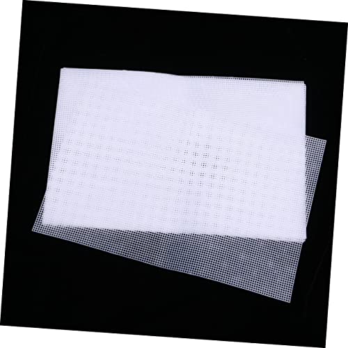 BESPORTBLE 5PCS Multi Purpose Plastic Mesh Grid Sheet for DIY Projects Cuttable Fish Tank Mesh Panel Sturdy and Flexible Crafting Material White - color: White