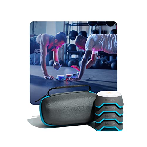 BlazePod Reaction Training Kit Smart Pods for Speed, Agility & Cognitive Drills - Pro-Level Training for Athletes, Trainers, Therapists & Coaches - App Access Included (4 Pods) - color: 4 Pods | Starter Kit