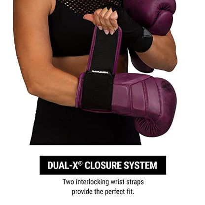 Hayabusa T3 LX Leather Boxing Gloves | Leather Boxing Gloves, Training Gloves Men and Women, Sparring Gloves, Heavy Bag Gloves, 16oz Boxing Gloves, Muay Thai Gloves - color: Wine, size: 14oz