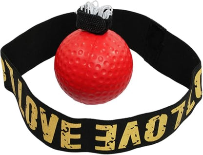 Boxing Ball Equipment - Boxing Training Ball, Boxer Reflex Ball, Boxing Reflex Ball Headband Set, Beginners Friendly Reflex Ball Headband, Boxing Trainer Boxing Gym Equipment Other Sports - color: Red