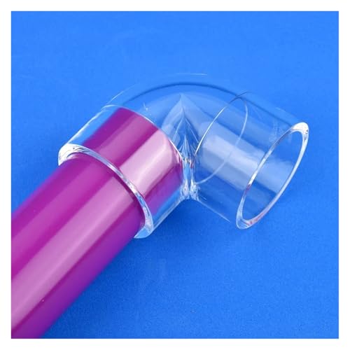 16~50mm Acrylic 90° Elbow Transparent Tube Fittings Aquarium Water Pipe Connector Garden Irrigation Joint Fish Tank Accessories(Inner Dia 50mm)