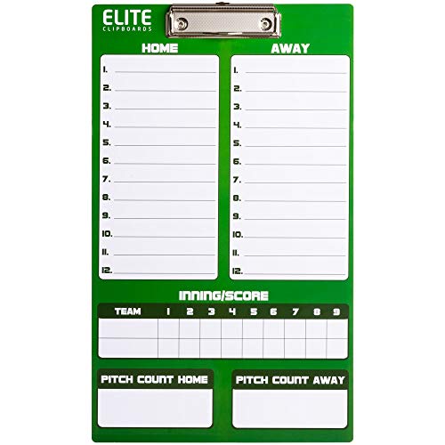 Dry Erase Coaches Clipboards | Basketball, Baseball, Soccer, Football, Hockey, Volleyball, Lacrosse - style: Baseball