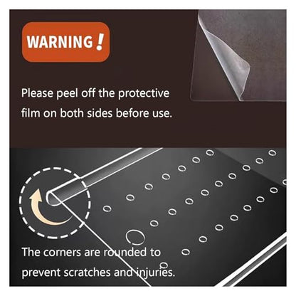 Jump Guard Aquarium Cover, Secure Fish Tank Top, Avoid Cat Catching Fish, Fish Tank Hood Replacement Cover with Vent Port and Feeding Hole(14x8in/35.56x20.32cm) - size: 14x8in/35.56x20.32cm