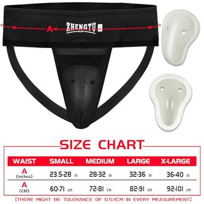 Groin Protector Cup Men, Boys Youth - color: Black, size: Small