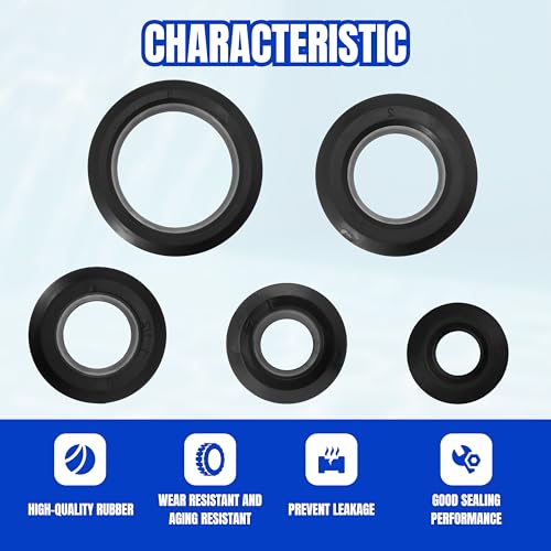 1 1/2 Inch Flexible Uniseal Tank Adapter Bulkhead Fittings for PVC Hard Pipe, Flexible Pipe-to-Tank Seal for Water Tanks, Rain Barrels and Hydroponics (1.5inch-6pc)