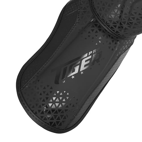 Shin Guards MMA, Muay Thai, Kickboxing, Leg Instep Protection Pads, Kicking, Sparring, Training Gear, Karate, Boxing, Taekwondo - Unisex - Black and White Colors - color: Matte Black, size: Small