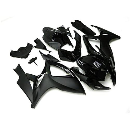 Black ABS Plastics Fairing Kit for Suzuki GSXR600 GSXR750 K6 2006 2007 Injection Mold Bodywork Body Kits - size: Style 49